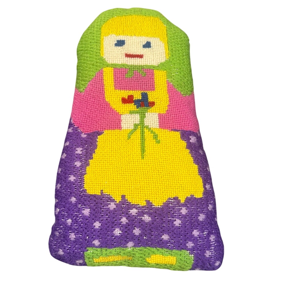 Russian Matryoshka 13" Needlework Plush Doll‎